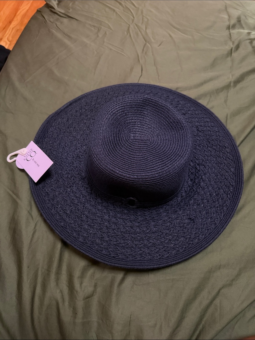 Nine & Co. Wide Brim Sun Hat - Navy Blue